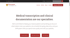 Desktop Screenshot of princetontrans.com